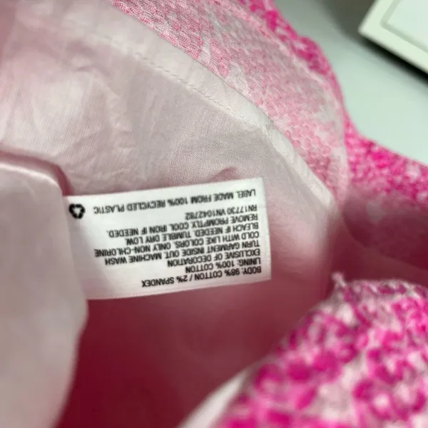 Lilly Pulitzer Sleeveless Pink Womens’’size 6, Pink embroidery cutout, back zip - Image 5