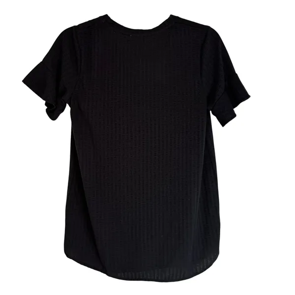 Comfort Code by Cuddl Duds Black Ruffle Sleeve Pajama Set XS Loungewear‎ - Image 6