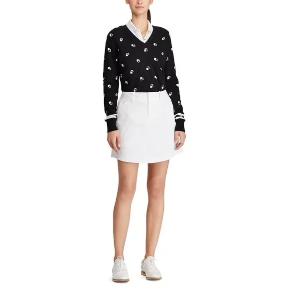 Polo by Ralph‎ Lauren Black and White Women's Sweater Pima cotton small - Image 3
