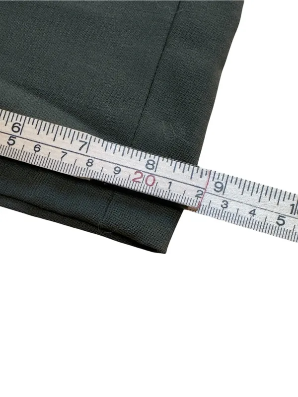 Lauren Ralph Lauren Womens 4 Olive Green Worsted Wool Wide Leg Trouser Pants EUC - Image 13