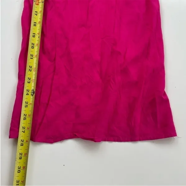 NWT Rusttydustty Hot Pink Geometric Embroidered Tube Top Wide Leg Jumpsuit M‎ - Image 17