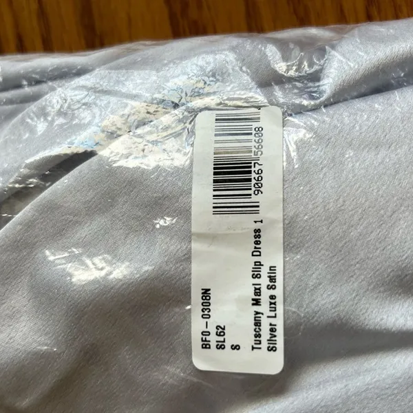 NWT Show Me Your MuMu Tuscany Maxi Slip Dress in Silver Luxe Satin - Size S - Image 7