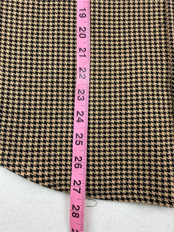 Current Air Houndstooth Shirt Jacket XS NWT‎ Shacket Neutral Plaid - Image 5