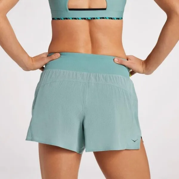 Hoka One One Women's 4" Trail Running Walking Shorts in Trellis Size Small - Image 4