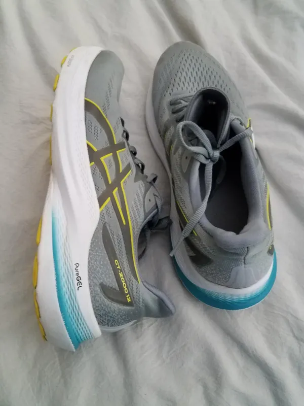 Asics GT-2000 12 Gray Teal Running Athletic Sneakers Mens Size 11 - Image 5