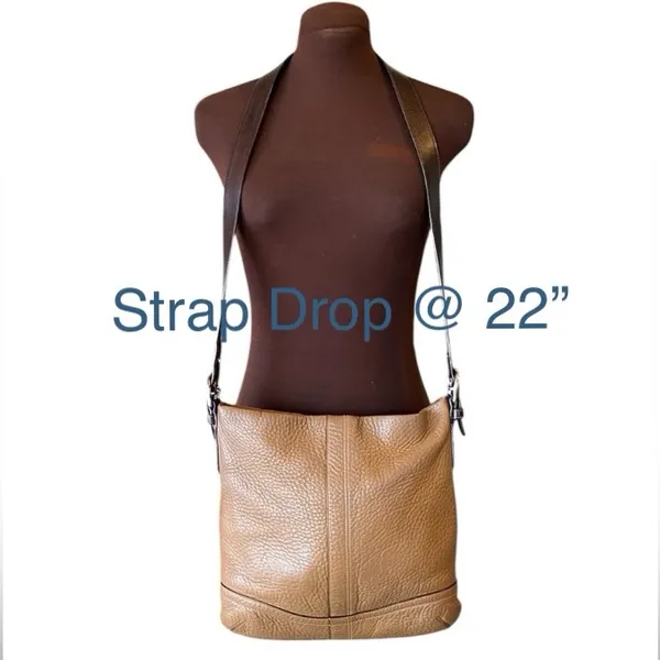 Coach Legacy Thick Pebbled Leather convertible crossbody Shoulder Purse Y2K - Image 3