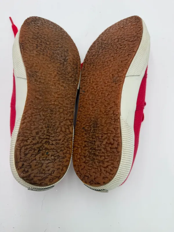 Superga Red Canvas Low Top Sneakers Women’s 9 Men’s 7.5 EU 40 Lace Up Shoes - Image 5
