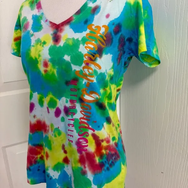 Harley Davidson Tie Dye Tee Bloomington C4* - Image 2