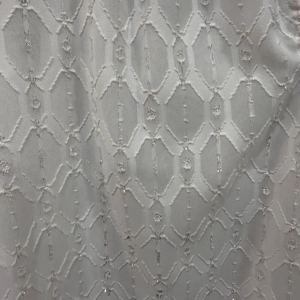 LOFT White Size M Ruffle Sleeve Textured Fairy Blouse - Image 2