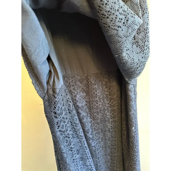 Abercrombie & Fitch Size L Blue Eyelet Dress Lace‎ - Image 5