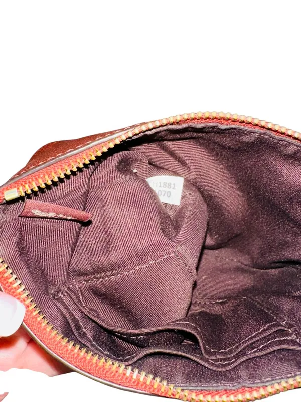 Coach Metallic Cherry Small Corner Zip Wristlet - Image 4