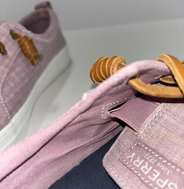 Sperry Crest Vibe Elastic Slip On Sneaker Shoe Women's Size 8M Lilac STS88212 - Image 18