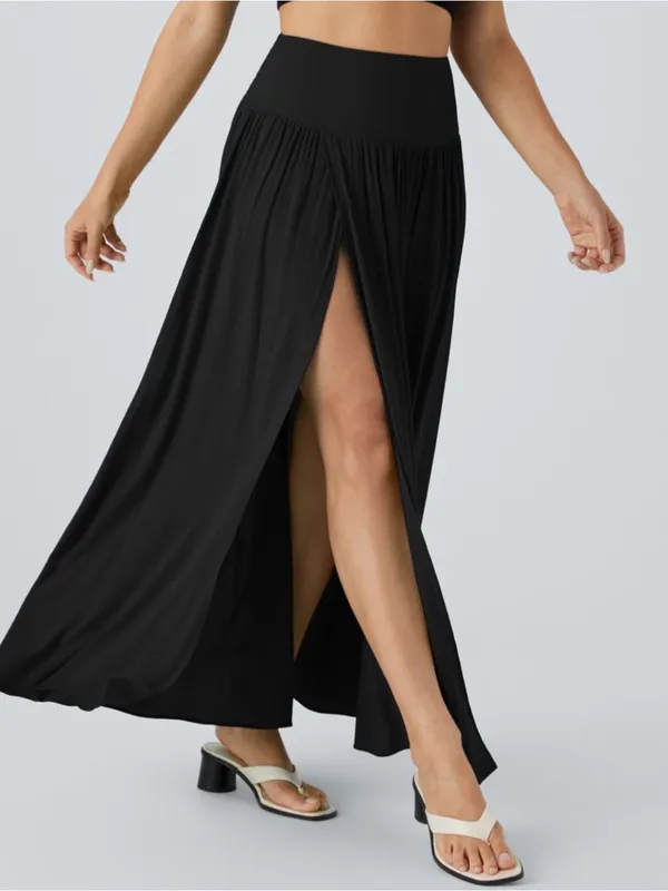Halara Breezeful Split 2 in 1 Flowy Quick Dry Maxi Casual Skirt size Large - Image 4