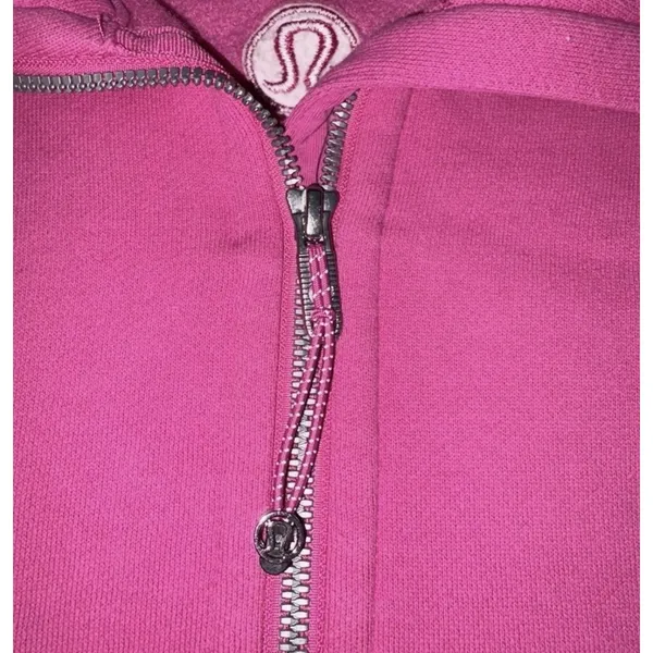 Lululemon Scuba Funnel Neck half Zip Hoodie Sonic Pink XS/S - Image 7