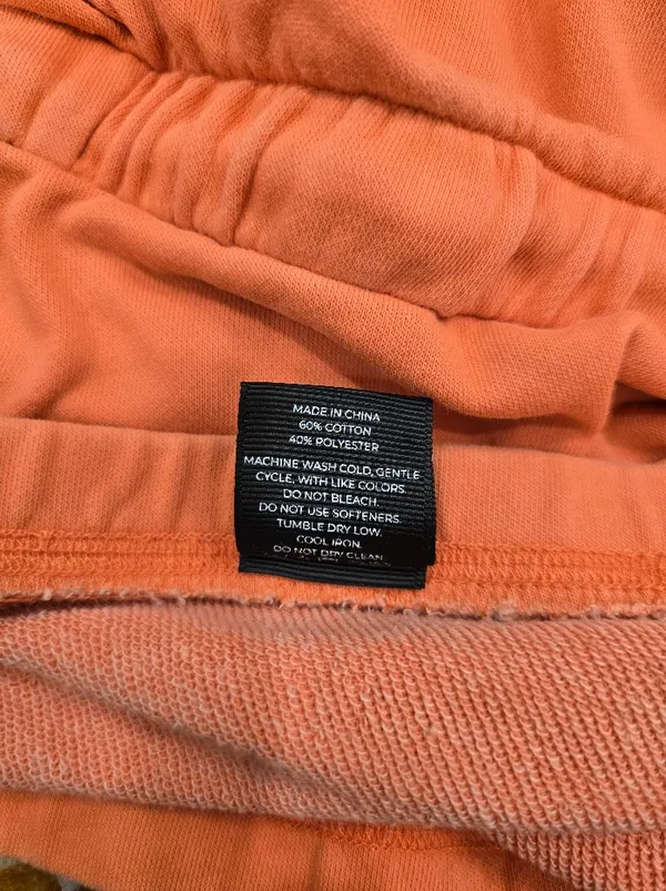 Jolyn Cotton Blend Romper M Orange Size M - Image 6