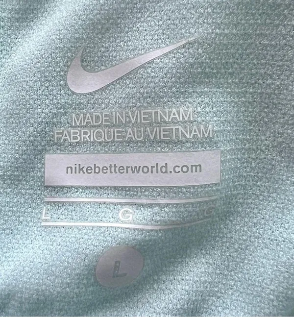Nike Athletic Sleeveless Racerback Striped Workout Tank Top Size Large - Image 6