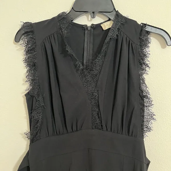 Altar’d State Black Lace V-neck Maxi Dress Women’s Size Small - Image 2
