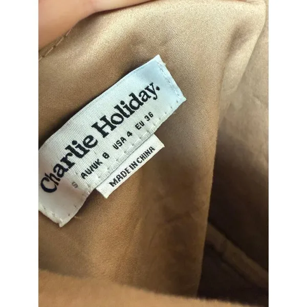 Anthropologie Charlie Holiday Isabella Cover-Up Midi Dress Sz. 4 - Image 5