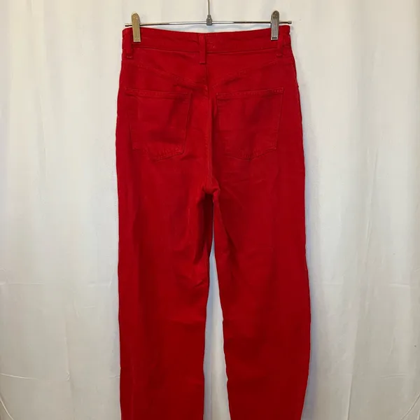 Zara Red Straight Leg Women’s Jeans - Image 6