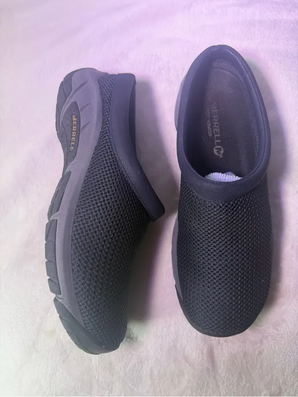Merrell Black Mesh Slip-On Mule - Image 5