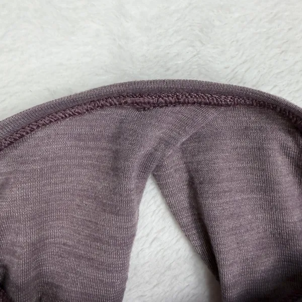 Lululemon 6 Get Set Long Sleeve Heathered Smoky Blush Frosted Mulberry Luon - Image 6