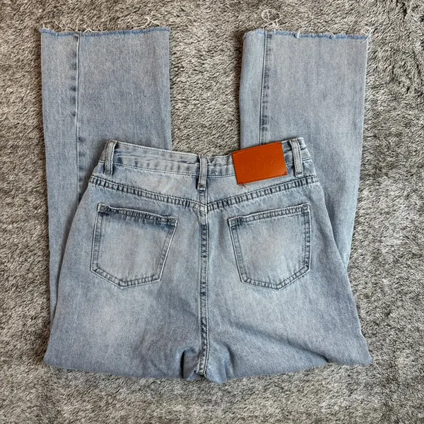 Princess Polly Denim Straight Relaxed Jeans Sz 2 - Image 11