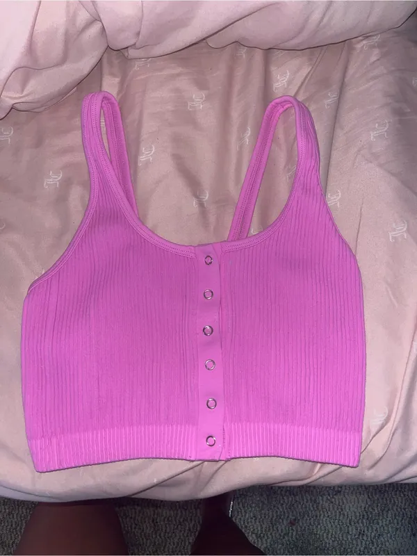 Aerie Pink Tank Top Size Large - Image 2