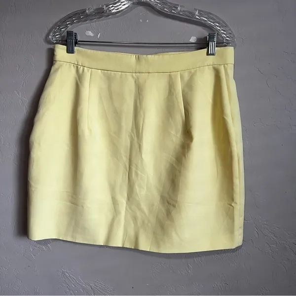 NWT Meshki Yellow Charlize Tailored Mini Skirt‎ - Image 3