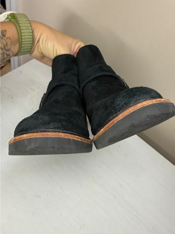 LLBean Old Port Black Suede Ankle Boot Sz 8 - Image 8