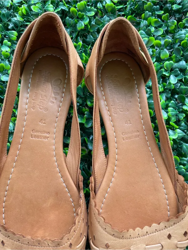 Spring Step Women's Woven Pointed-Toe Flats in Tan - Image 6