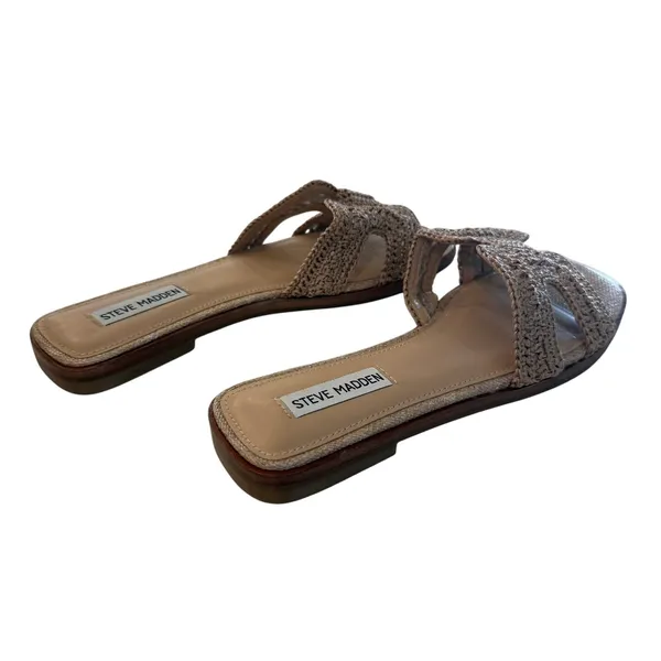 Steve Madden Women's Hadyn Sandal in Tan, Size 9.5 - Image 3