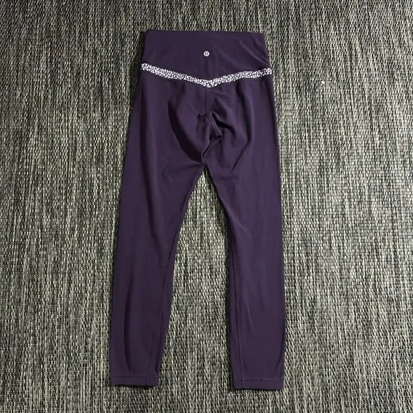 Lululemon Legging Align Pant Nulu Miss Mosaic Lilac Deep Zinfandel Size 6 - Image 3