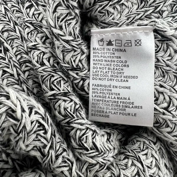 Lovemarks Chunky Knit Halter High Neck Sleeveless Sweater Heather‎ Grey S - Image 7