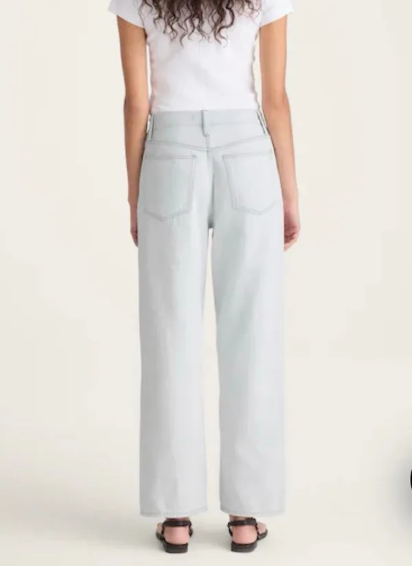 Madewell the perfect vintage wide leg crop Jean light wash size 27 - Image 2