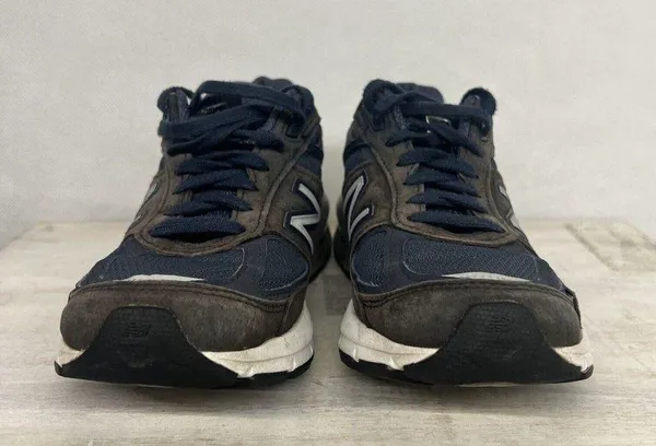 💥 New Balance 990v5 Navy Blue Running shoes 2A WIDTH W990NV5 women 7.5 men 6 - Image 4