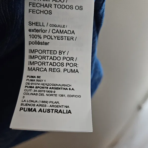 NWT Puma Shirt Golf Womens Icon Heather Polo Lapis Blue Short Sleeve Small Vneck - Image 8