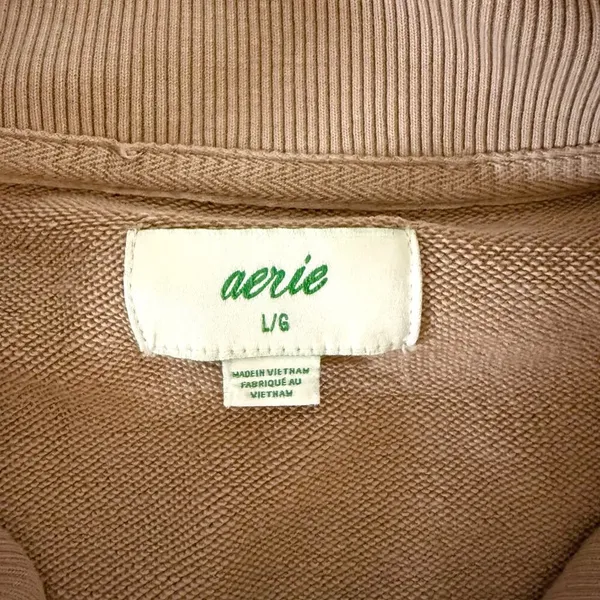 Aerie Luxe Motto Quarter Zip Pullover - Image 5