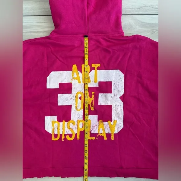 Only Fear God Pink Graphic Hoodie Pink Large NWT - Image 9