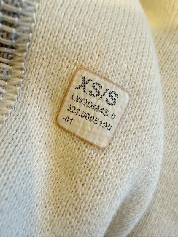 LULULEMON Oversized Scuba Half-Zip Hoodie‎ Pullover Sweatshirt Cream XS/S - Image 6