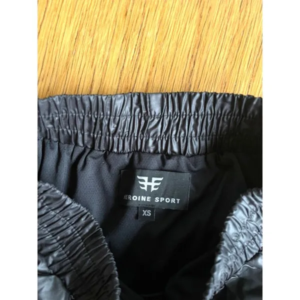 Heroine Sport Black Lustrous Training Shorts (Boxing/Workout/Gym), Size XS, EUC - Image 4