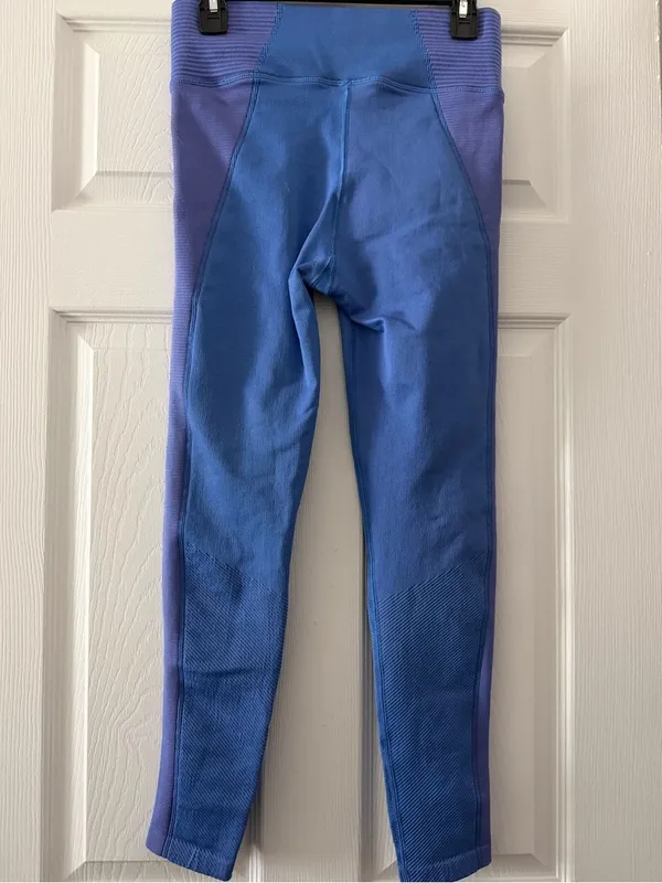 OFFLINE by Aerie High Waisted Blue 7/8 Leggings Medium M Athletic Yoga - Image 4