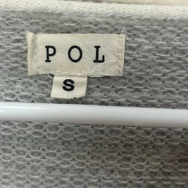 POL Gray Sweater size S - Image 3