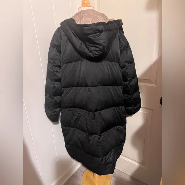 Dex $195 Reversible‎ Puffer Coat Jacket Winter Fall Black Brown Taupe - Image 5