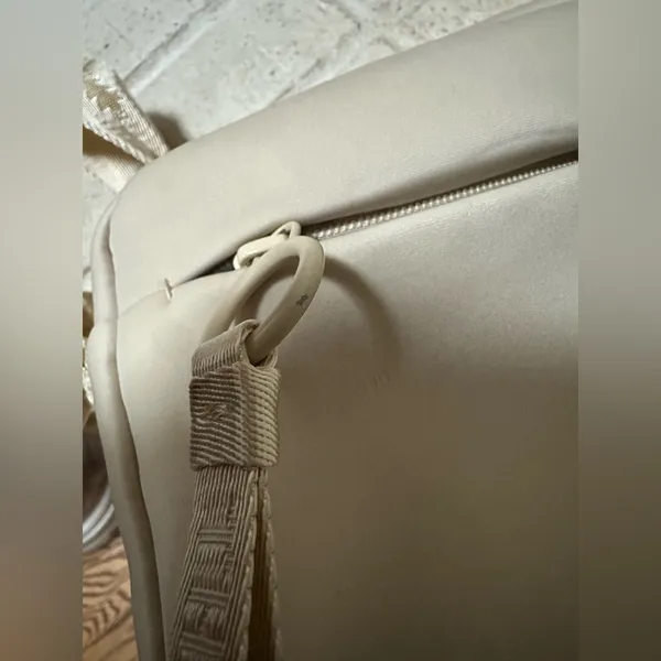 Anthropologie Thacker NYC Cocoon 3 in 1 Phone Bag Cream Neoprene Crossbody Purse - Image 2