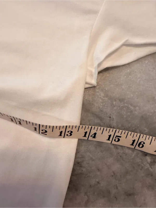 NWOT Anthropologie Size XS White Stretch Short Sleeve Raw Hem Stretch Crop Top - Image 8