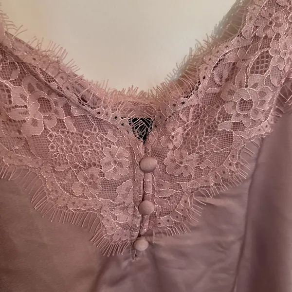 Oak & Trellis Lace Cami Camisol Dusty Rose Size XL NWT - Image 2
