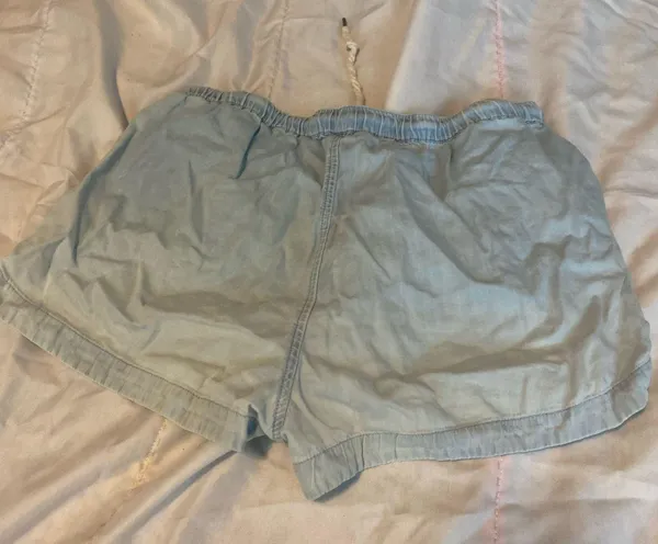 Aerie denim flowy pull on stretch shorts  - Image 6