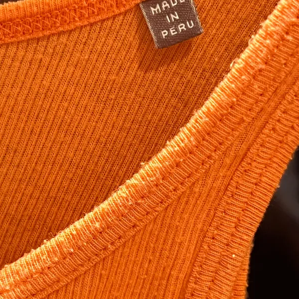 Vince Tank Top Orange - Image 3