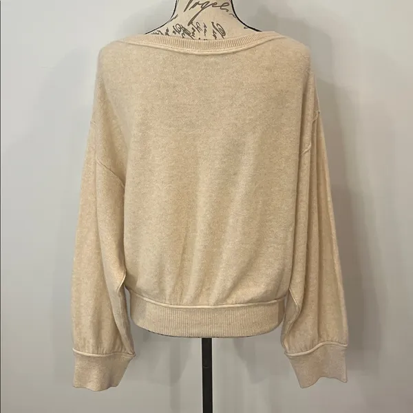 Free People ‘Love Like This’ cashmere pullover sweater L - Image 5