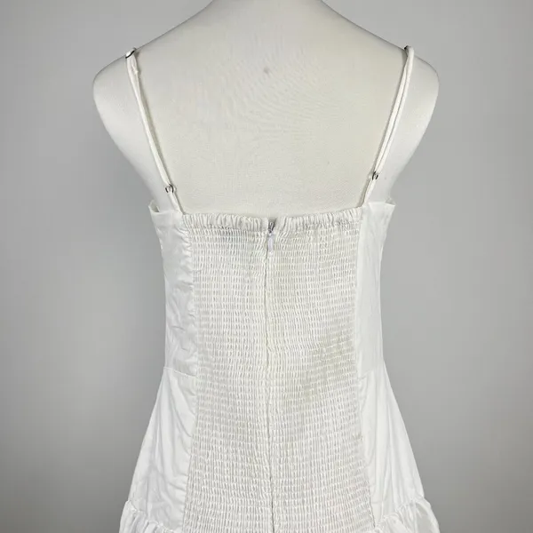 NWOT Farm Rio White Bubble Midi Dress Size S 100% Cotton - Image 4